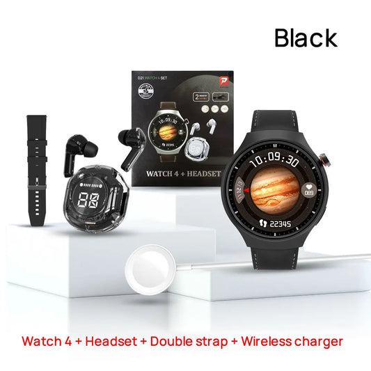 reloj inteligente D21 Watch 4 y sus auriculares TWS